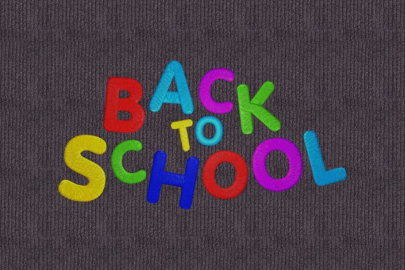 Back to School Embroidery Design Review