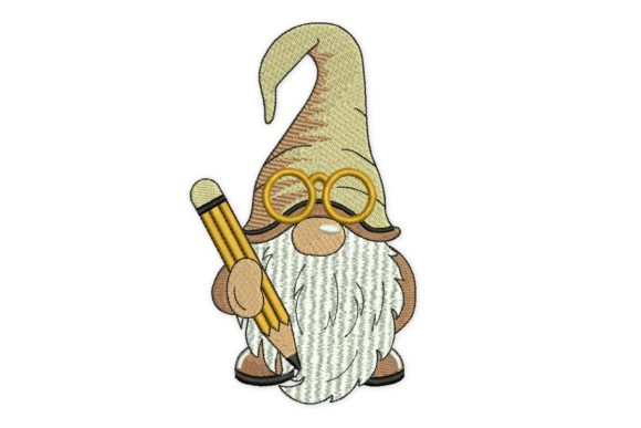 Back to School Gnome: A Seasonal Embroidery Staple