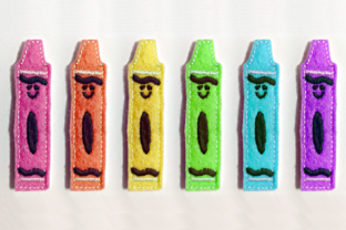 Crayon Feltie: A Playful, Polished Embroidery Staple
