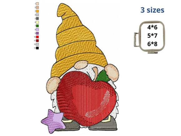 Gnome with Apple: A Seasonal Embroidery Review