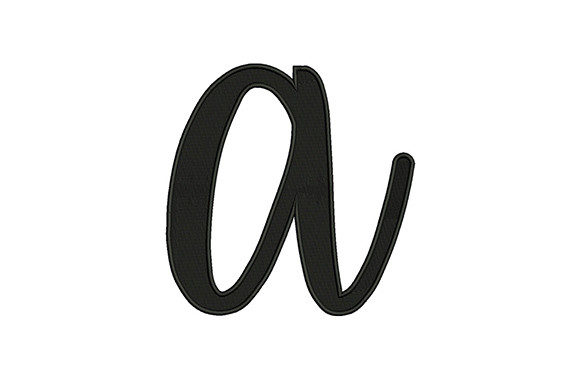 Lower Case Alphabet a: Sweet, Versatile Embroidery for Meaningful Gifts