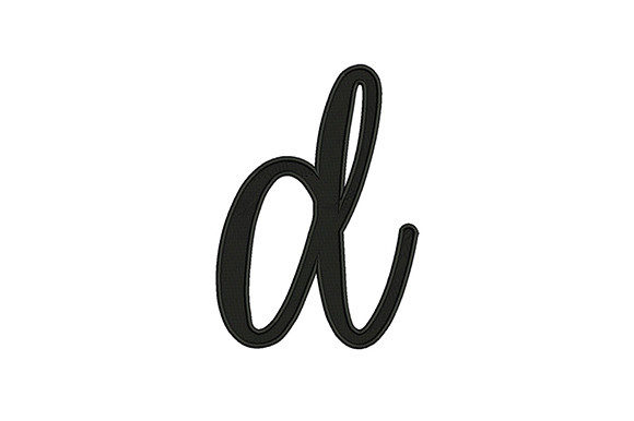 Lower Case Alphabet D: A Seasonal Embroidery Workhorse
