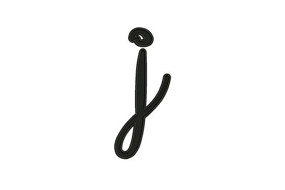 Lower Case Alphabet J