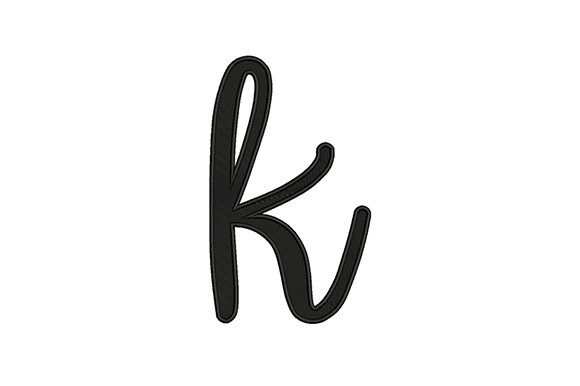 Lower Case Alphabet K