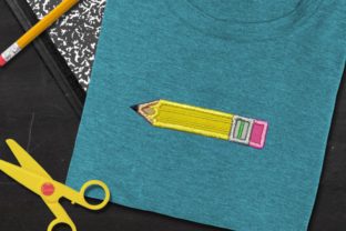 School Pencil Applique